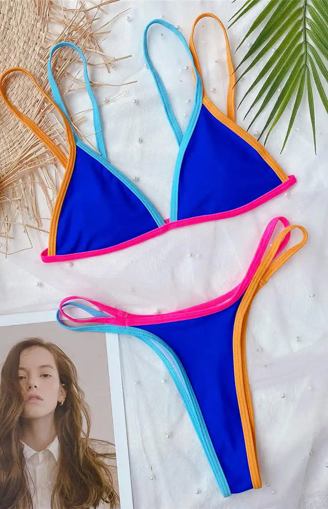 Yüksek Bacak Kesimli Bikini Takımı