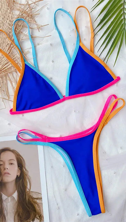 Yüksek Bacak Kesimli Bikini Takımı