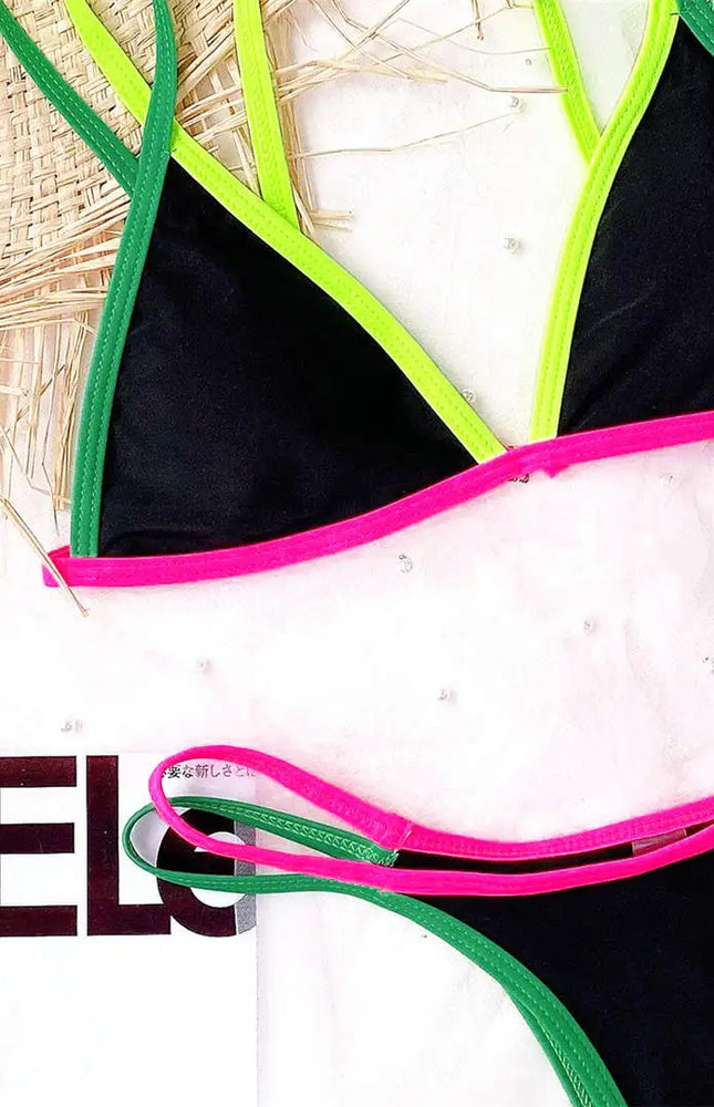 Yüksek Bacak Kesimli Bikini Takımı