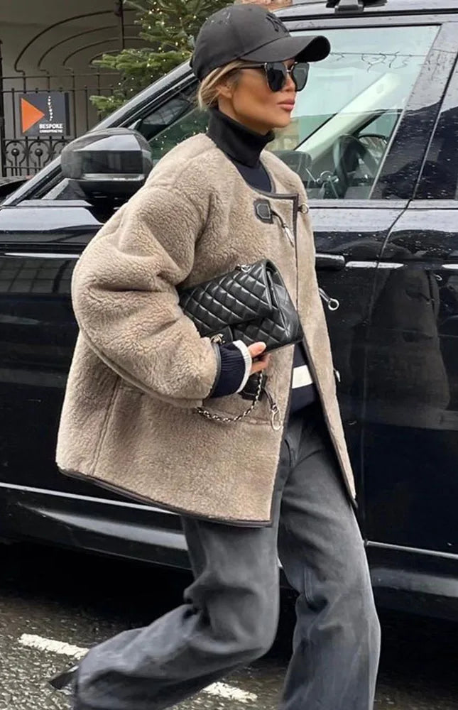 Kısa Kürklü Ceket Mont