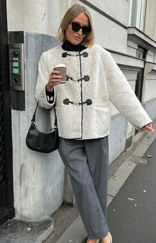 Kısa Kürklü Ceket Mont