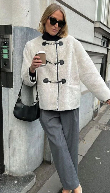 Kısa Kürklü Ceket Mont