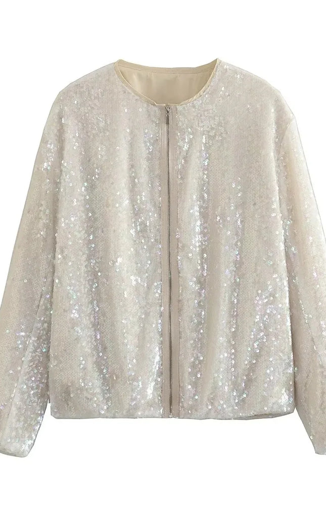 Payetli Bomber Ceket