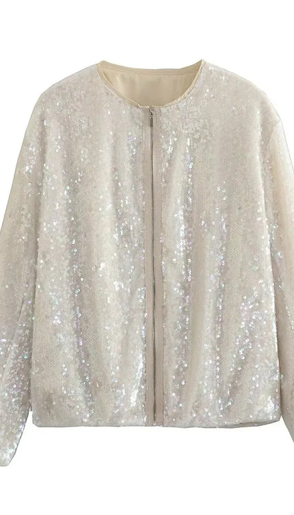 Payetli Bomber Ceket