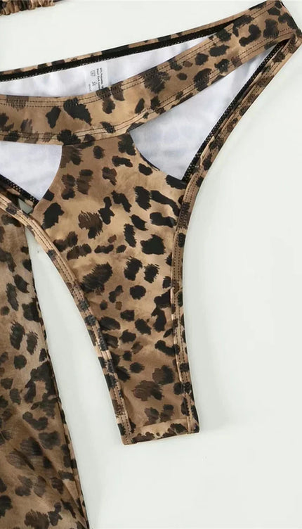 Leopar Bikini Takımı