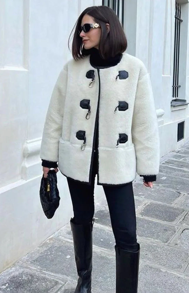 Kısa Kürklü Ceket Mont