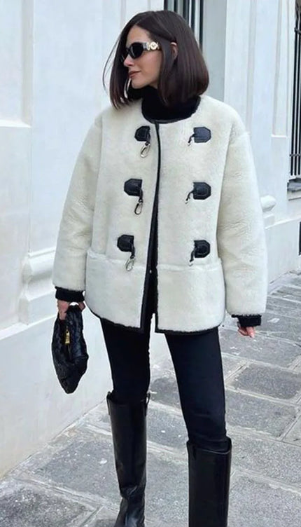 Kısa Kürklü Ceket Mont