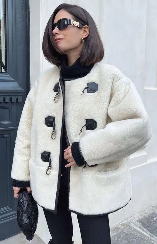 Kısa Kürklü Ceket Mont