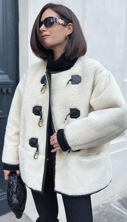 Kısa Kürklü Ceket Mont