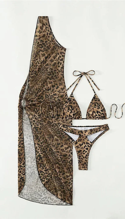 Leopar Bikini Takımı