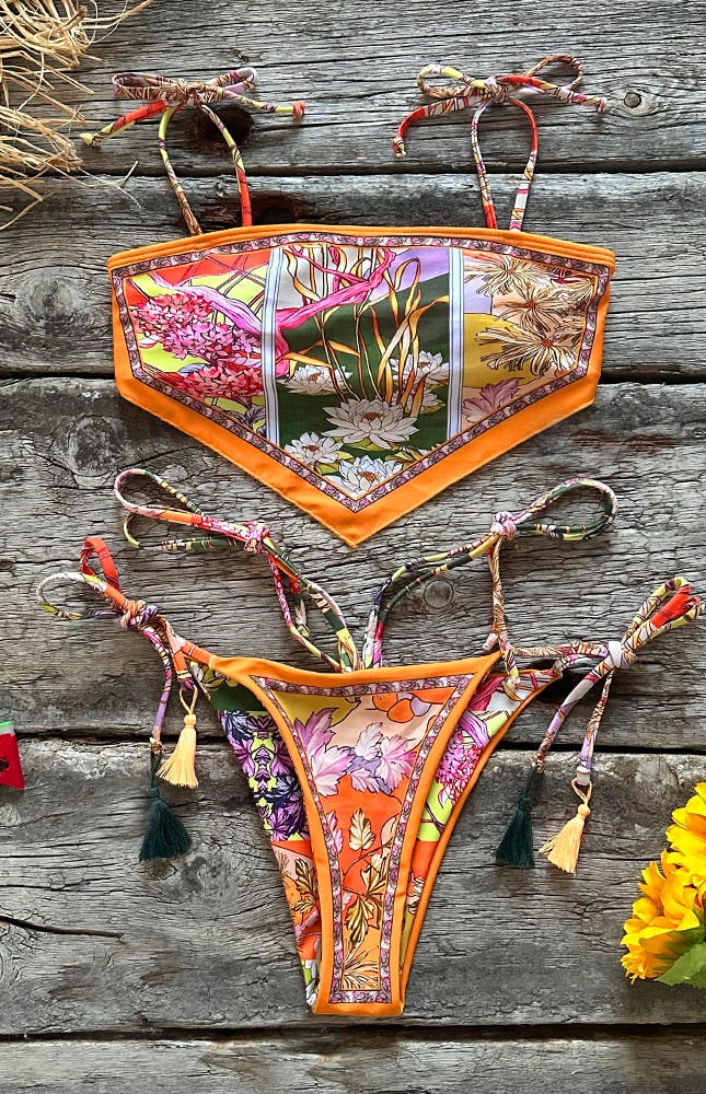 Lexa Desenli Üçgen Bikini Takımı
