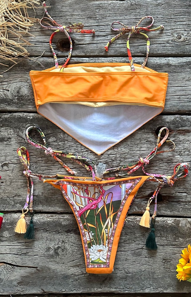 Lexa Desenli Üçgen Bikini Takımı