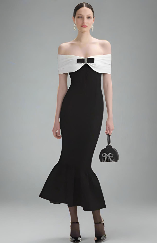 Étoile Omuz Açık Elbise