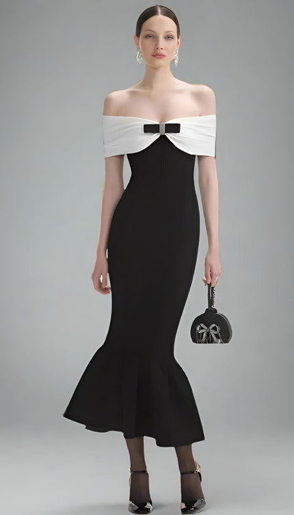 Étoile Omuz Açık Elbise