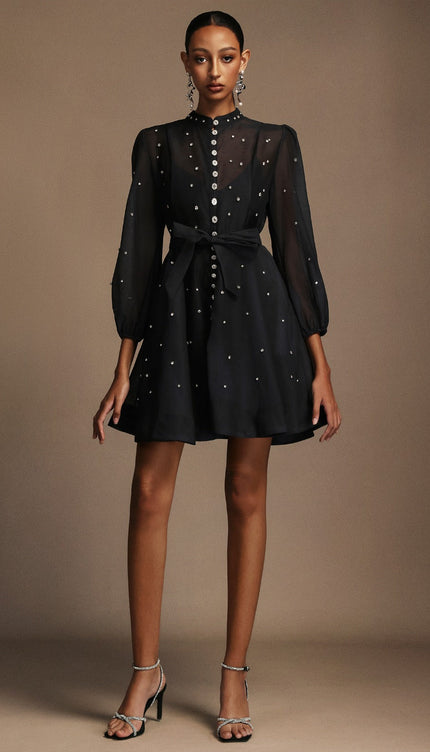 Starlit Işıltılı Mini Elbise