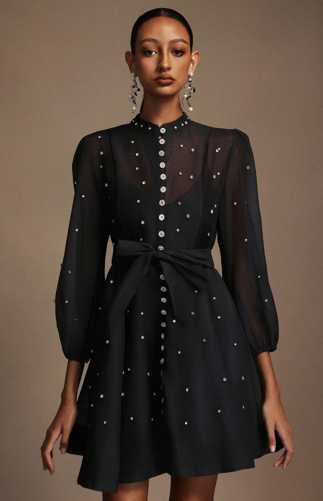 Starlit Işıltılı Mini Elbise