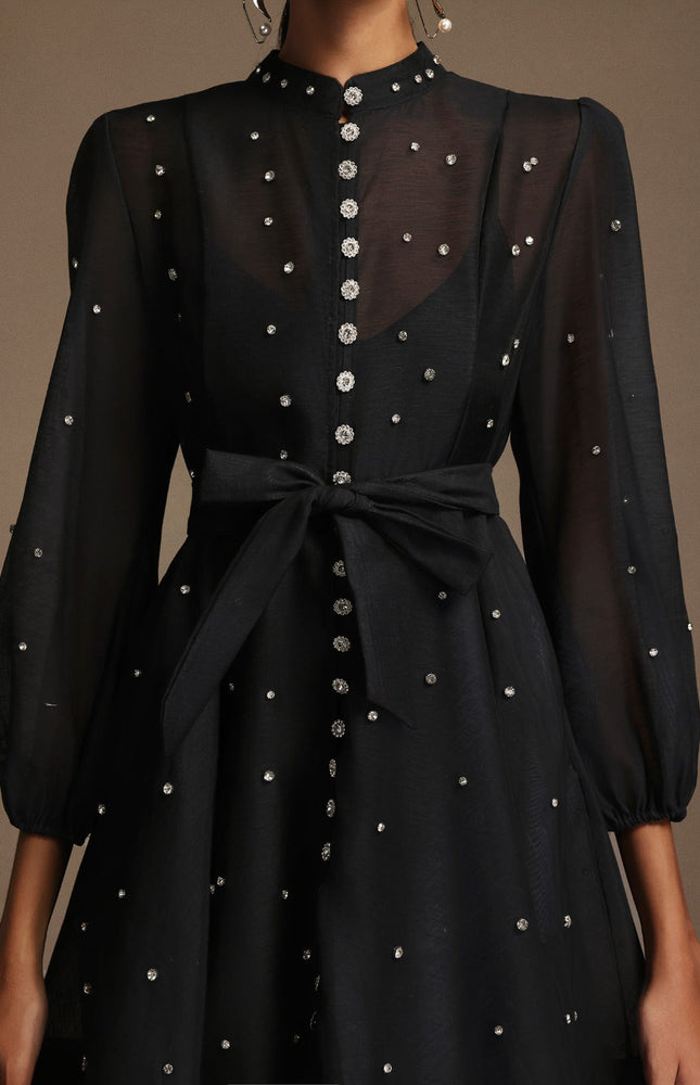 Starlit Işıltılı Mini Elbise