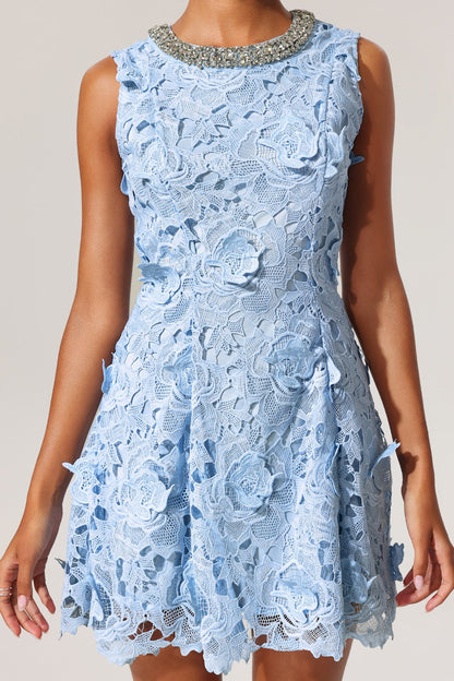 Icy Kristal Dantel Elbise