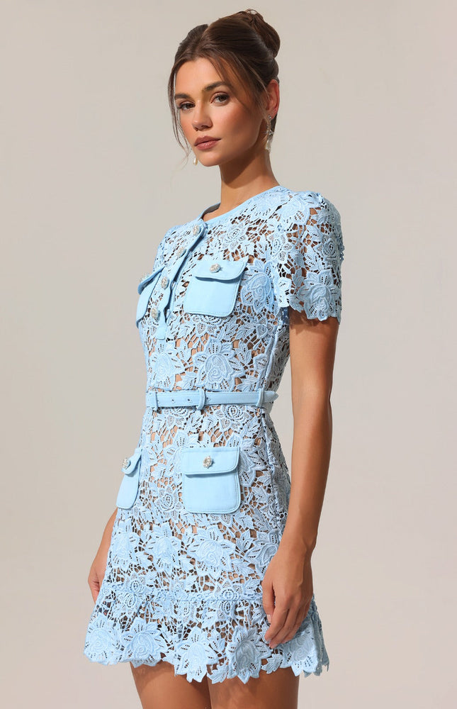 Kristal Çiçek Işıltısı Elbise