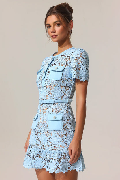 Kristal Çiçek Işıltısı Elbise