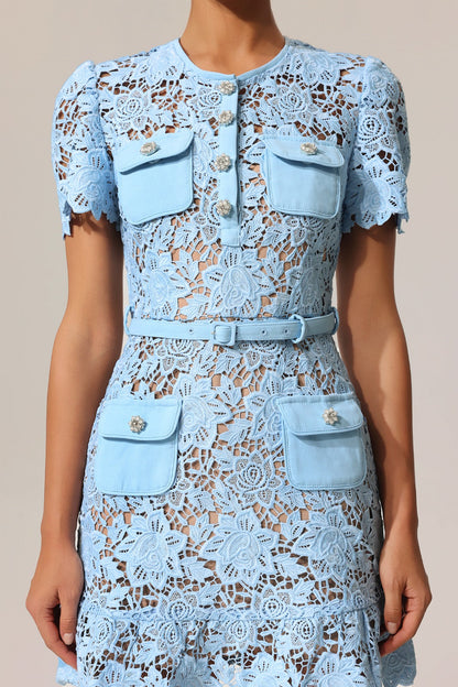 Kristal Çiçek Işıltısı Elbise