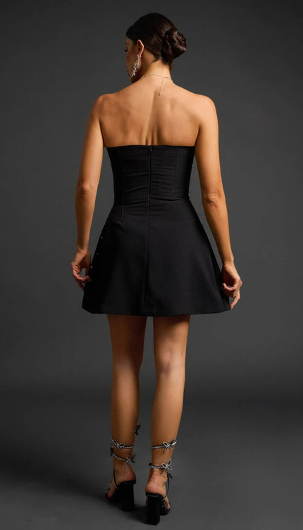 Noctira Kristal Mini Elbise