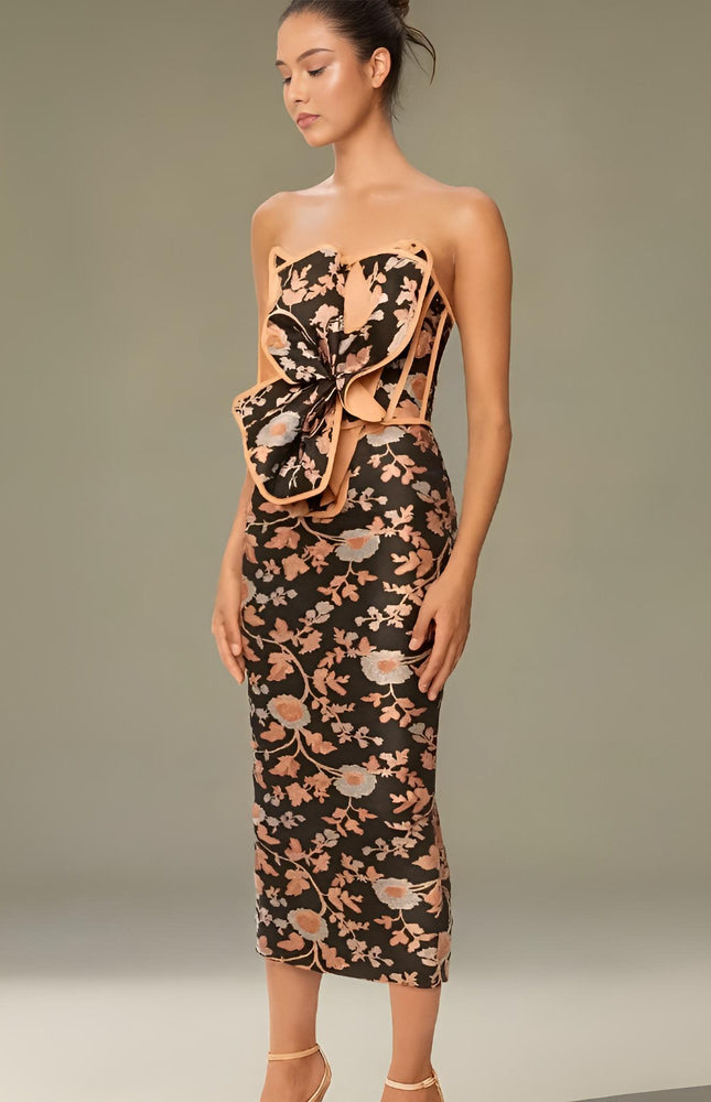 Zarif Çiçek Rüyası Elbise