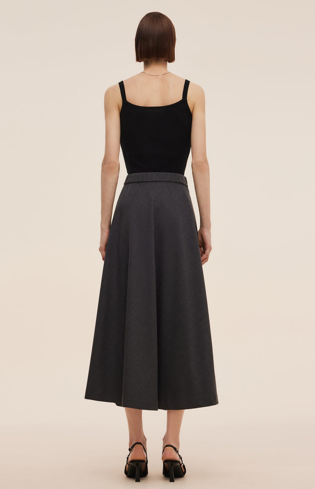 Yün Karışımlı A Form Kadın Etek