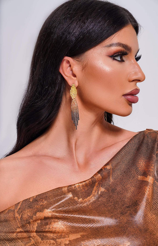 Rereny Taş Detaylı Küpeler